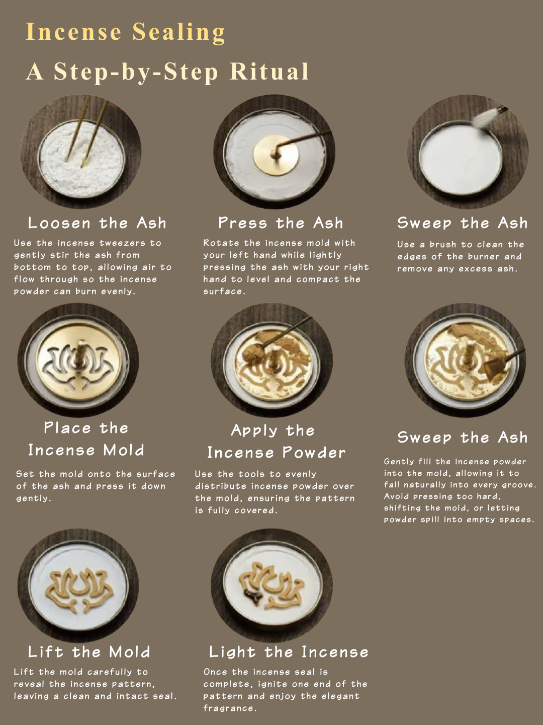 「Cloud Serenity」Tranquil Kōdō Incense Ritual Practice Set – Burner, Botanical Ash & Ritual Tools