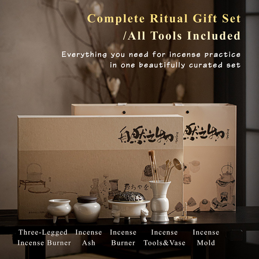 「Nature’s Essence」Kōdō Incense Seal Kit – Home Aromatherapy Burner Set