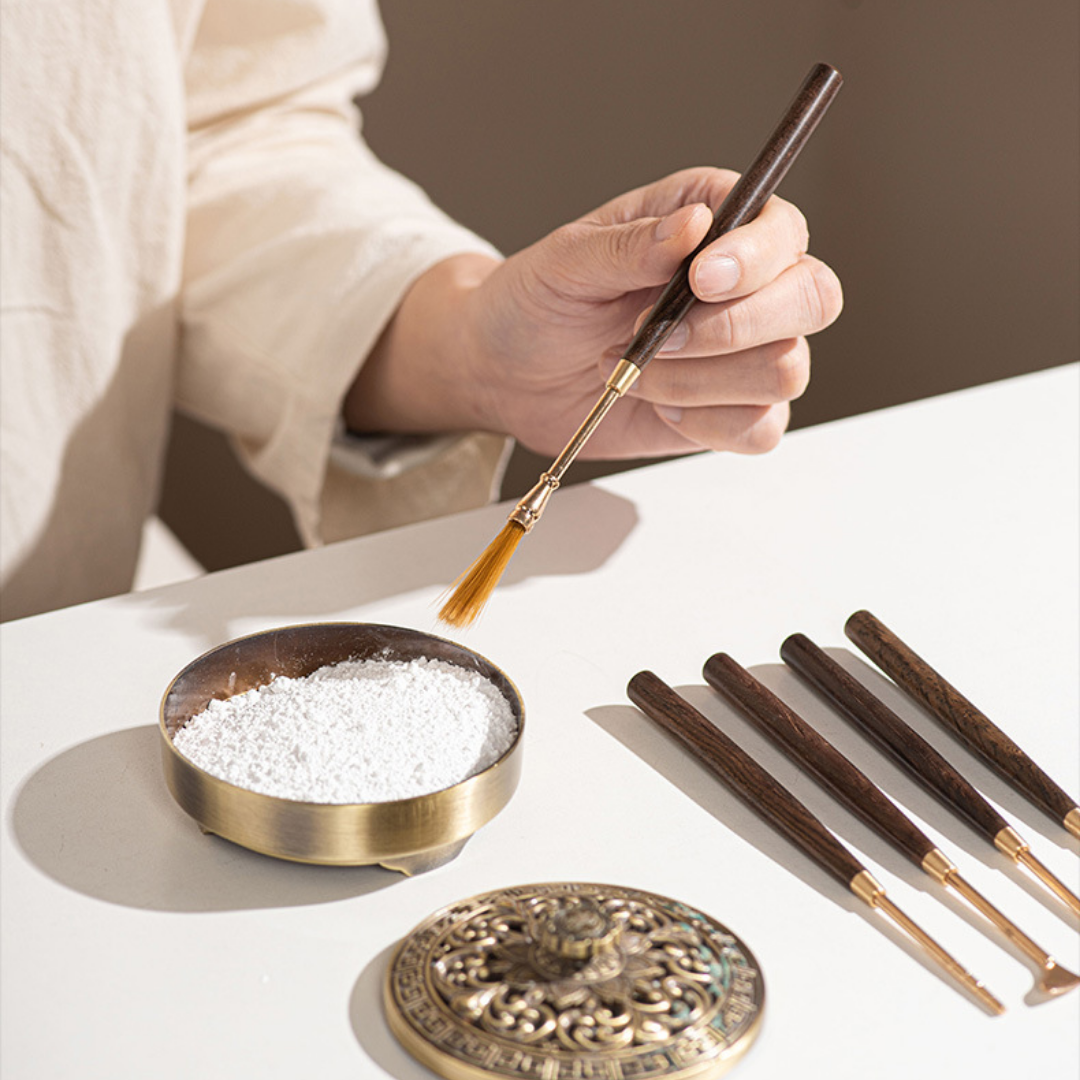 Alloy Incense Seal Tool Set – 7-Piece Portable Kōdō Kit