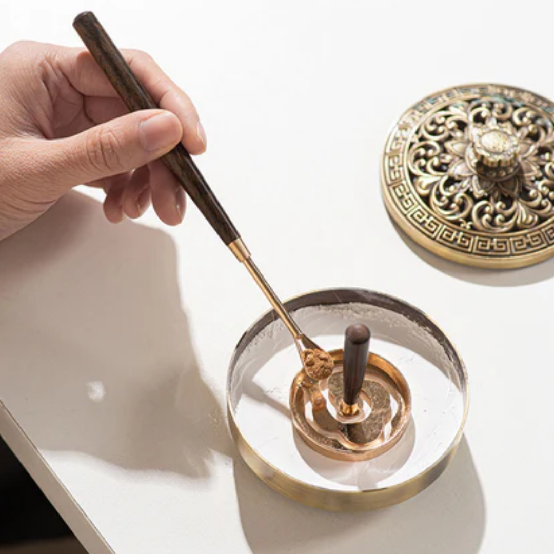 Alloy Incense Seal Tool Set – 7-Piece Portable Kōdō Kit