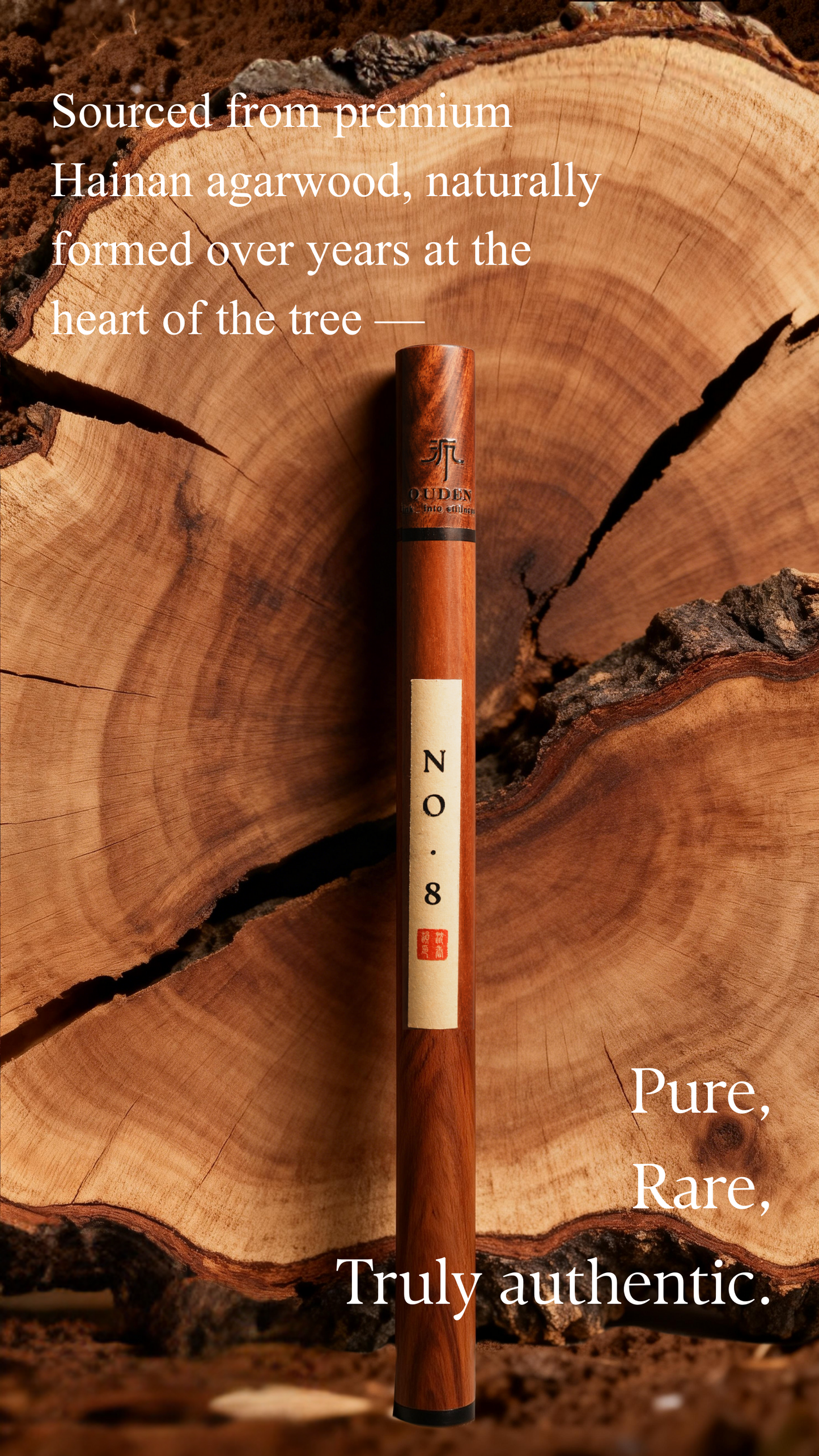 「 No. 8 」 Hainan Agarwood Incense Sticks
