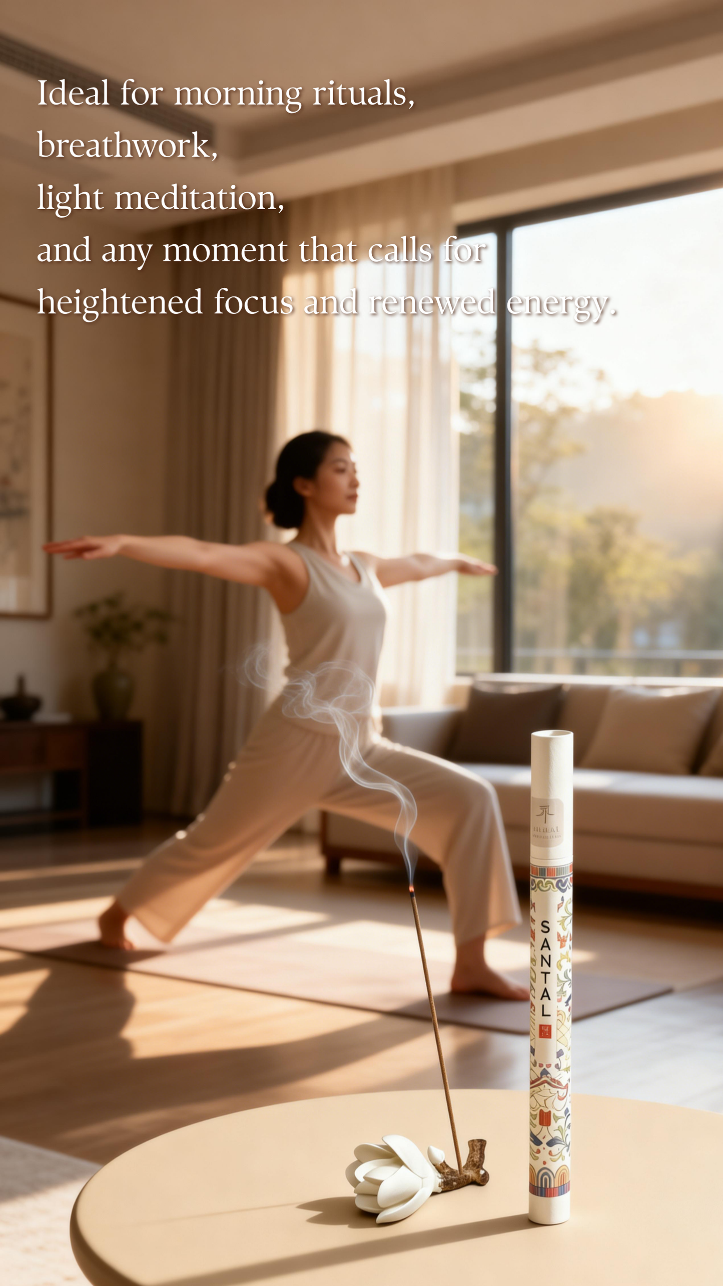 「 SANTAL 」Indian Sandalwood Incense Sticks