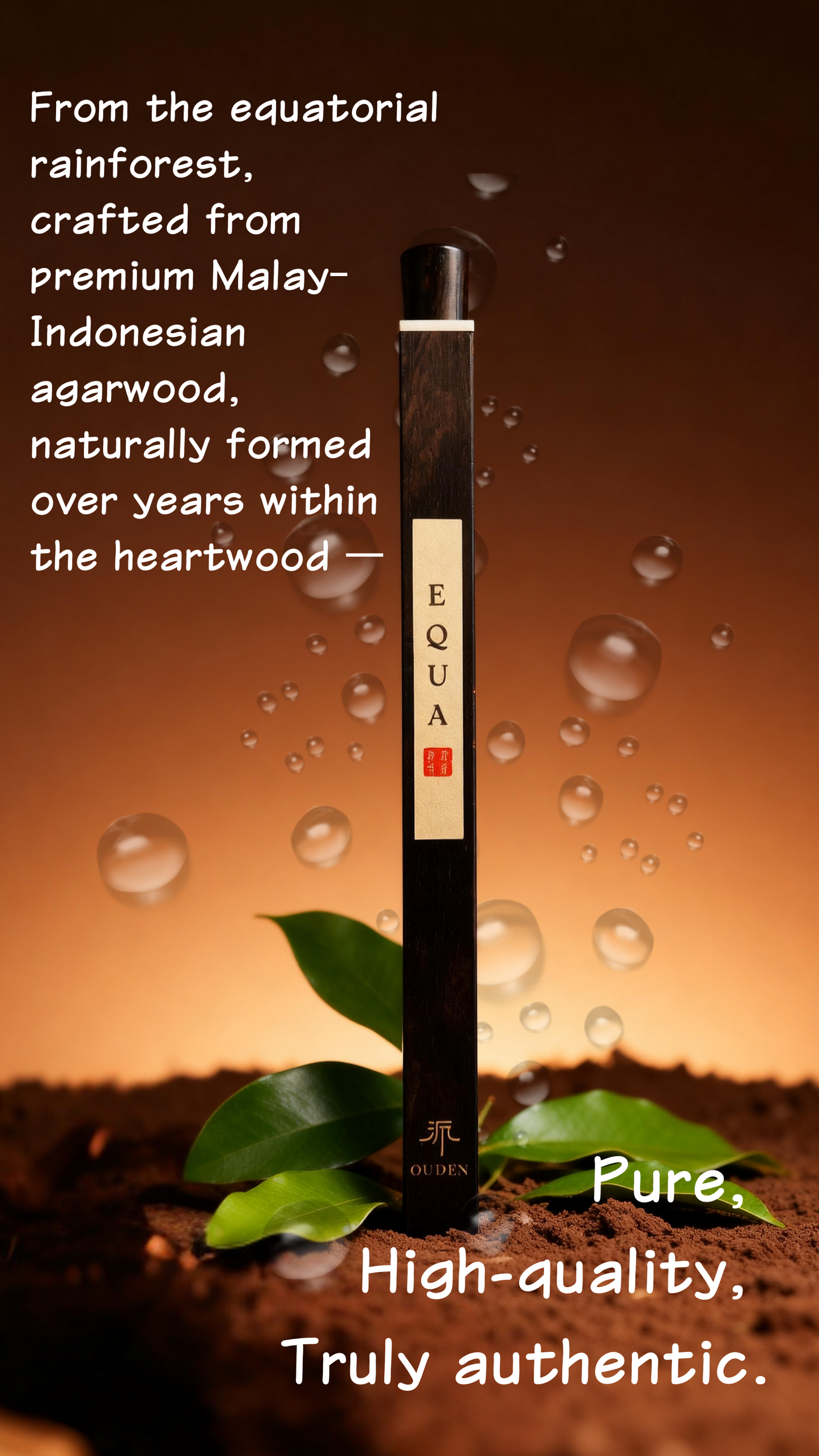 「 EQUA 」Malay–Indonesian Agarwood Incense Sticks