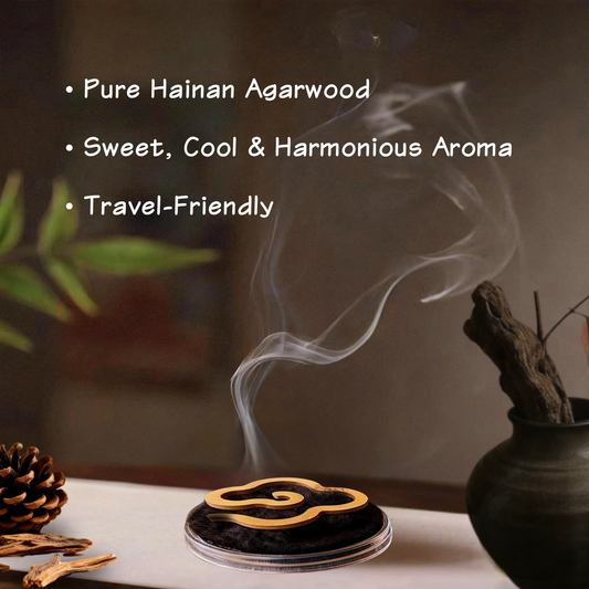 Cloud of Blessings – Small Cloud Agarwood Coil Gift Set