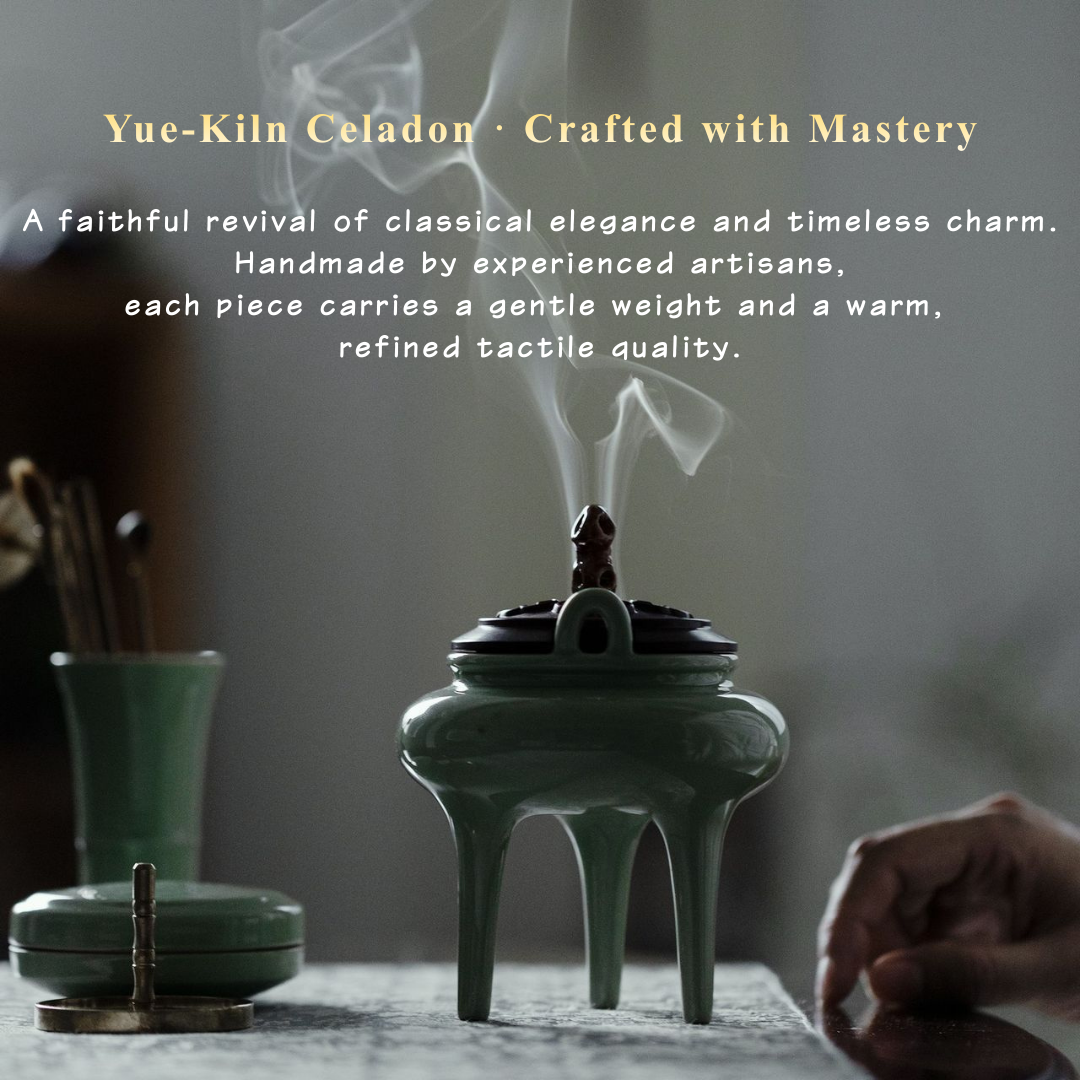 「Jade Interval」Yue Kiln Celadon Incense Ritual Set