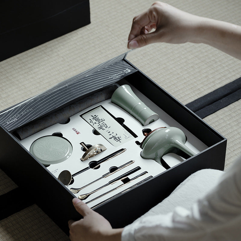 Brass Incense Ritual Set – Burner, Molds & Tools for Kōdō-Style Incense Art