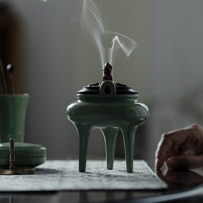 Brass Incense Ritual Set – Burner, Molds & Tools for Kōdō-Style Incense Art