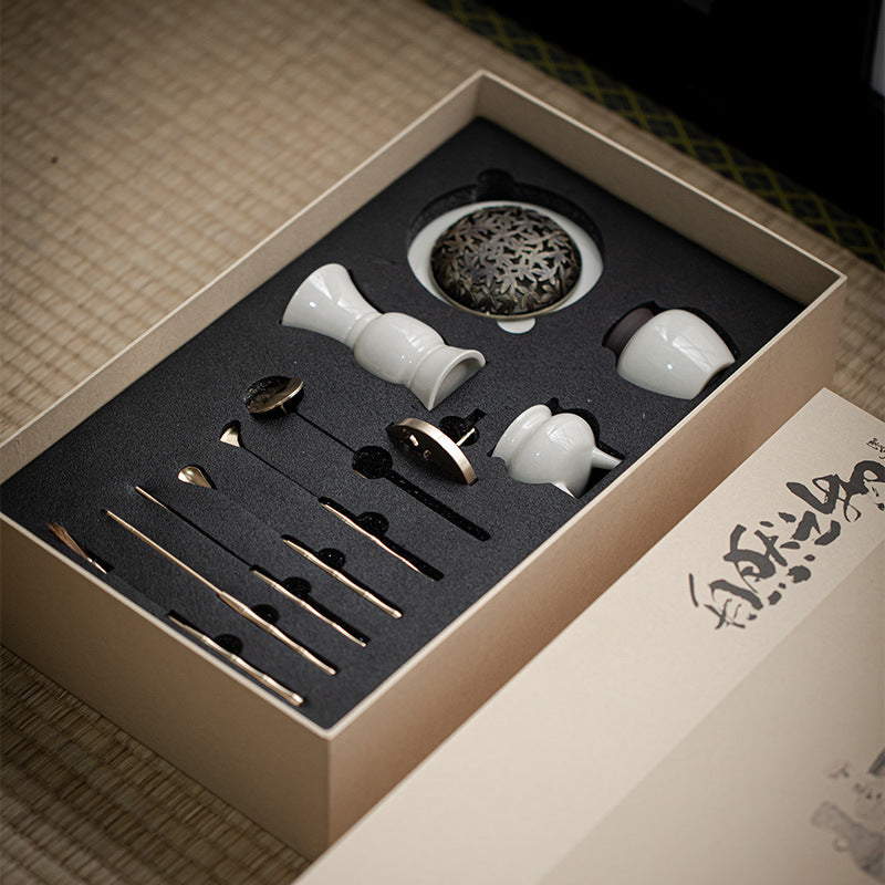 「Nature’s Essence」Ceramic Kōdō Incense Seal Kit