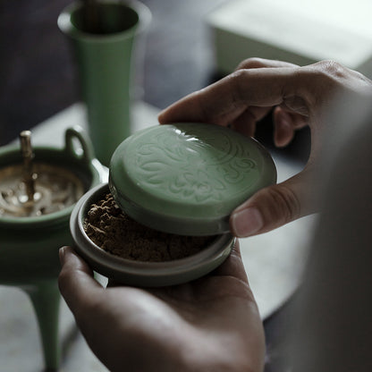 Brass Incense Ritual Set – Burner, Molds & Tools for Kōdō-Style Incense Art