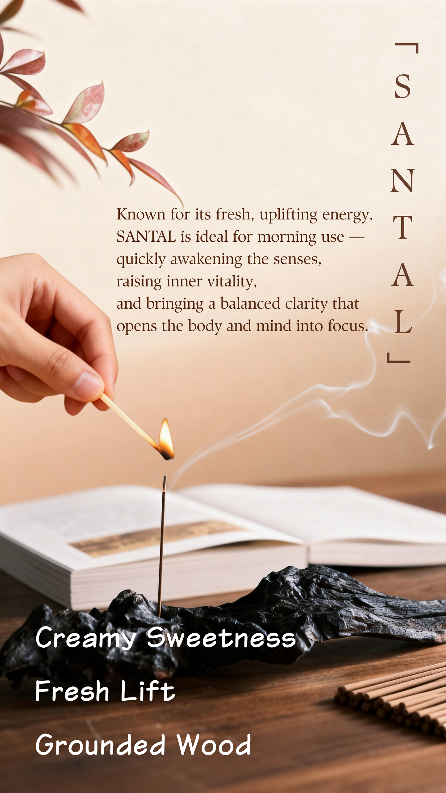 「 SANTAL 」Indian Sandalwood Incense Sticks