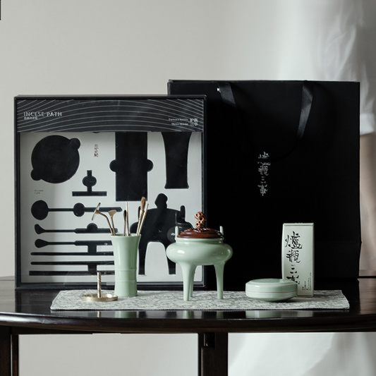 Brass Incense Ritual Set – Burner, Molds & Tools for Kōdō-Style Incense Art